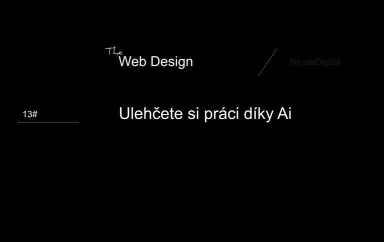 Zjednodušte si práci s webem díky umělé inteligenci.