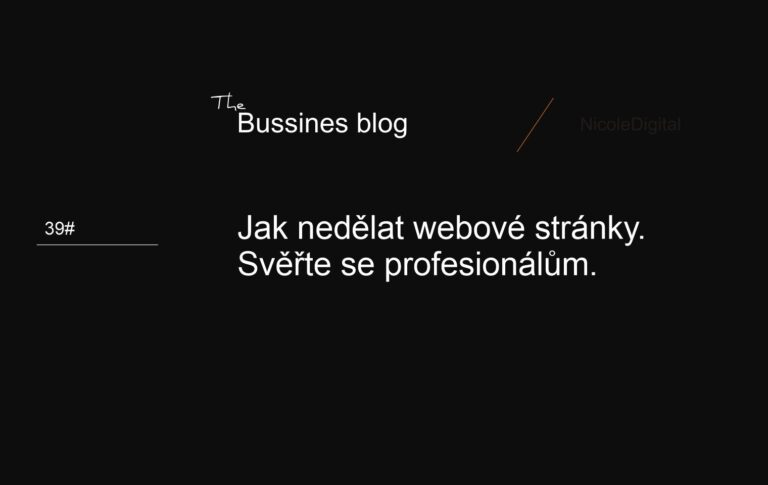 Vytvořit si webové stránky dokážete sami a téměř zdarma. Ale proč nebudou úspěšné!